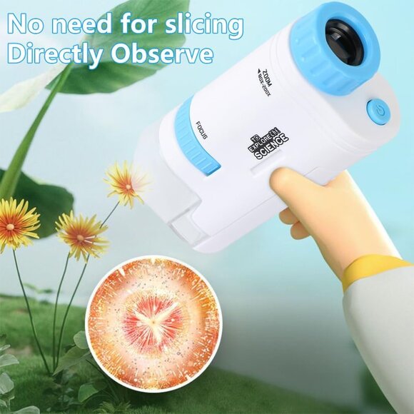 Pocket Handheld Miniscope 80X-200X Portable Microscope(1 Pack(Any Color) - Picture 5 of 10